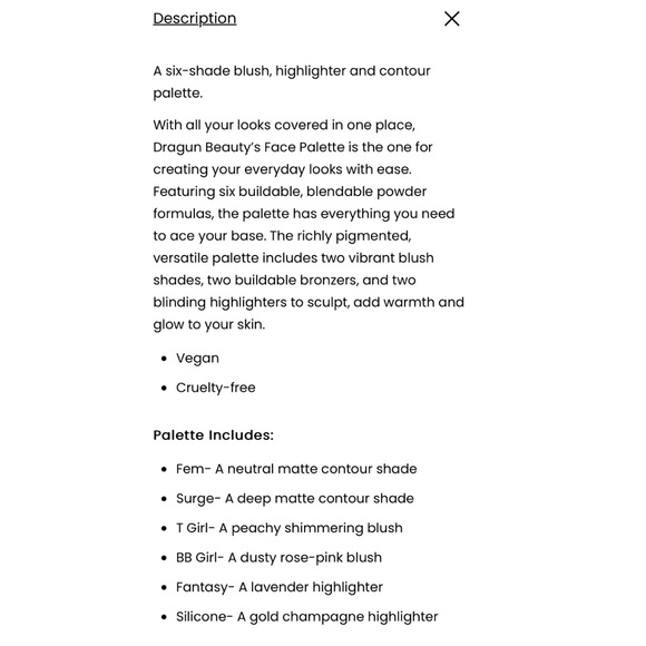 *Rare* Dragun Beauty Face Palette * BRAND NEW* - Picture 5 of 11